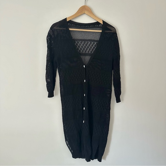 🌱2/$10 | Long Crochet Cardigan - Picture 1 of 5